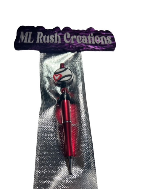 Baseball Heart Pen!