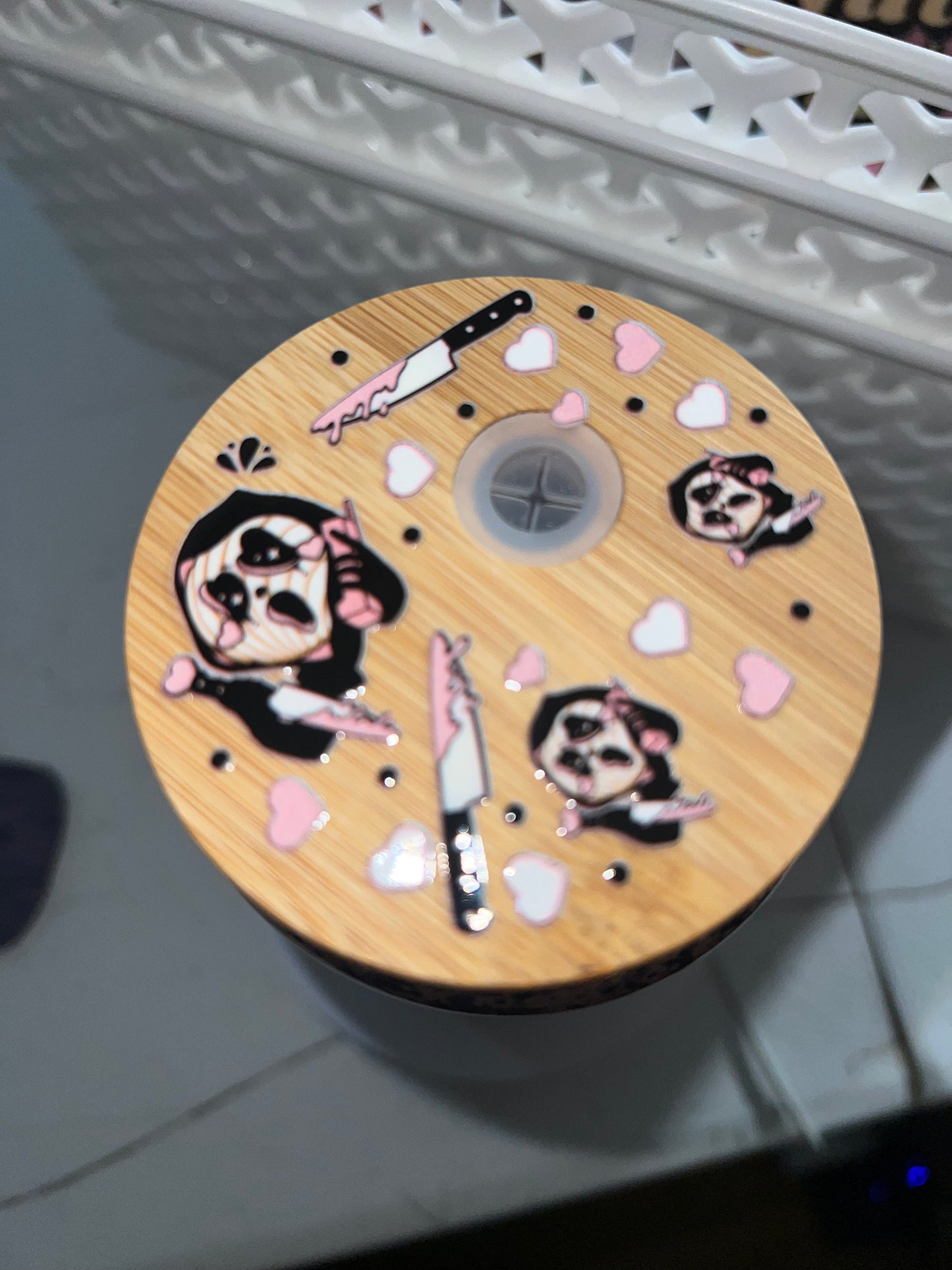 Scary guy snow globe 16oz