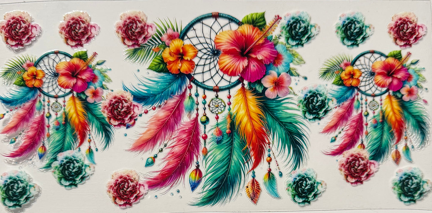 DREAM CATCHER PINK TEAL 3