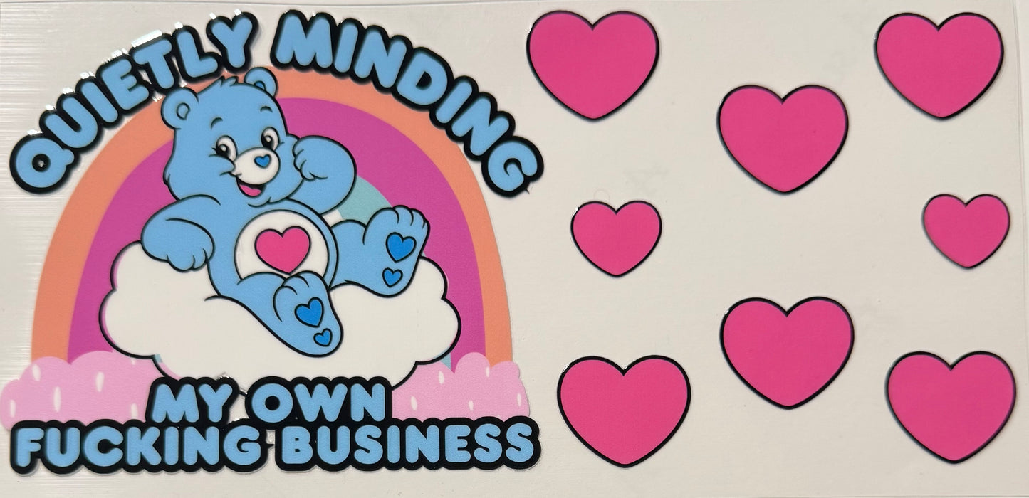 QUIETLY MINDING MY F-ING BUSINESS