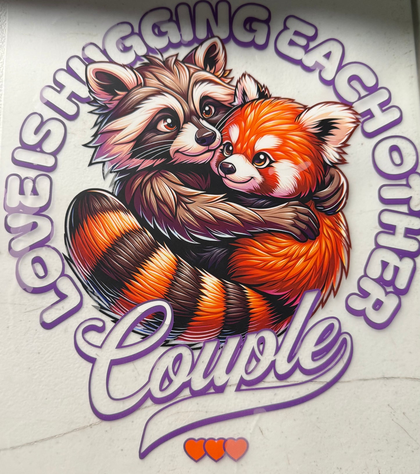 LOVE IS HUGGING EACH OTHER COUPLE