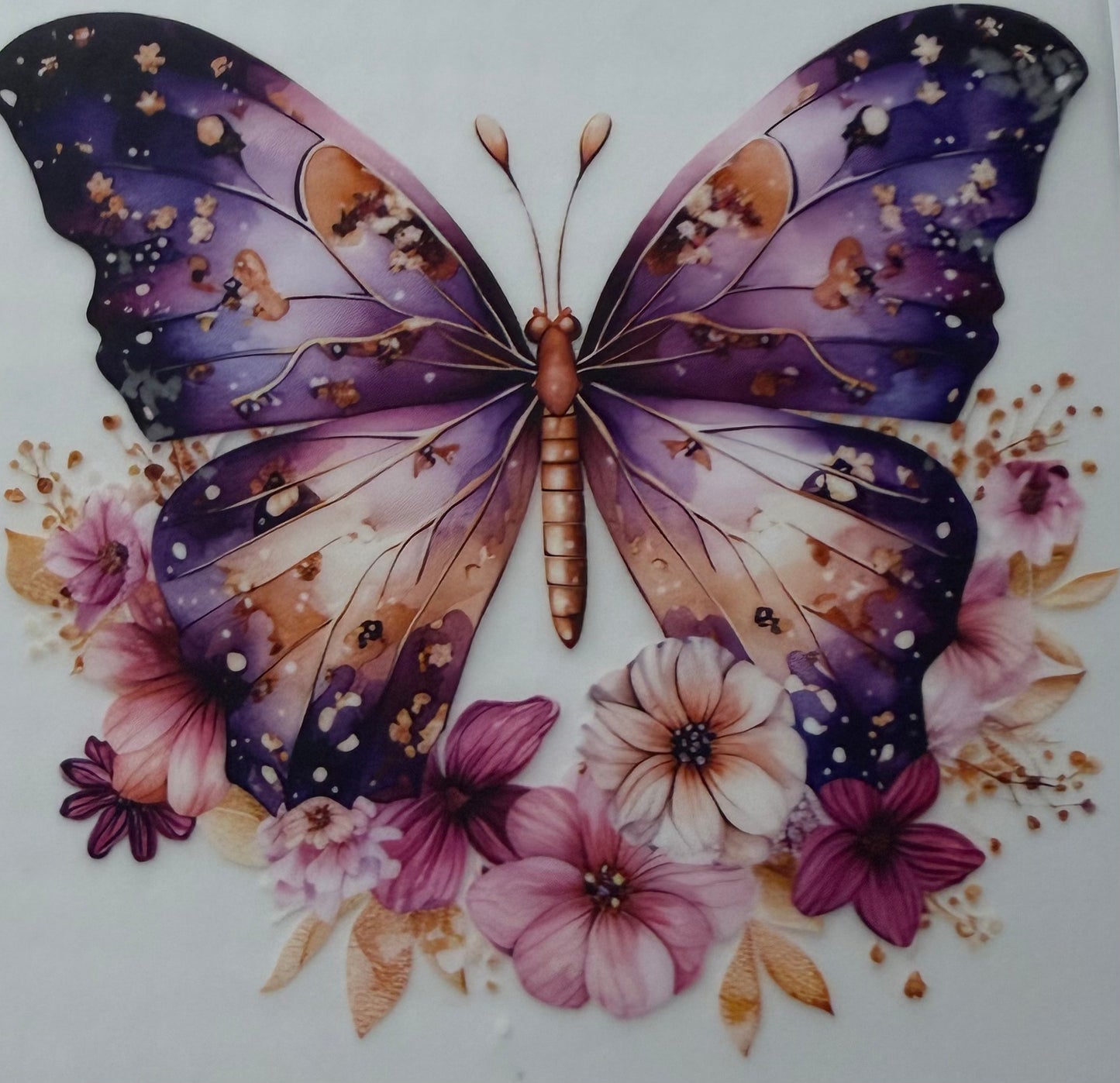 PURPLE BUTTERFLY POCKET