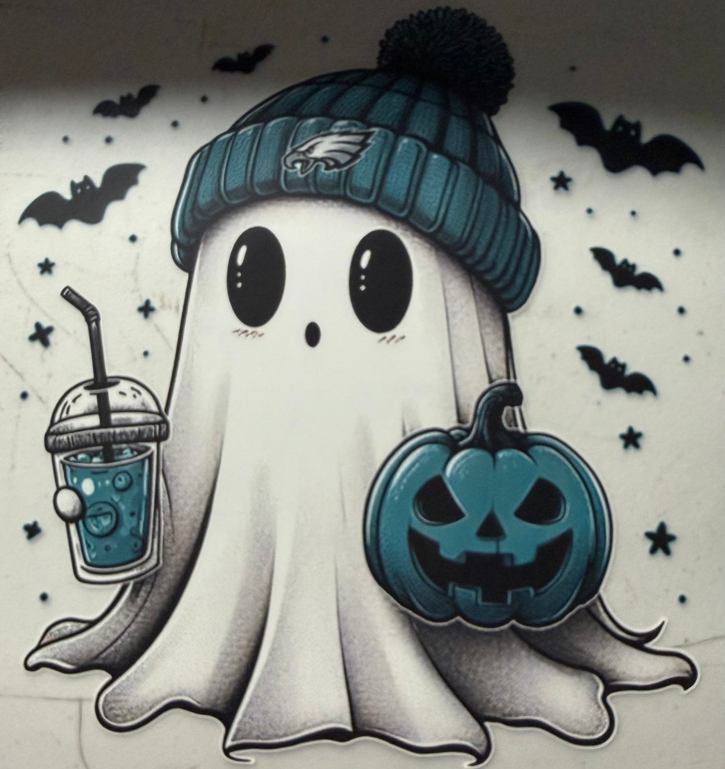 EAGLES GHOST WITH PUMPKIN