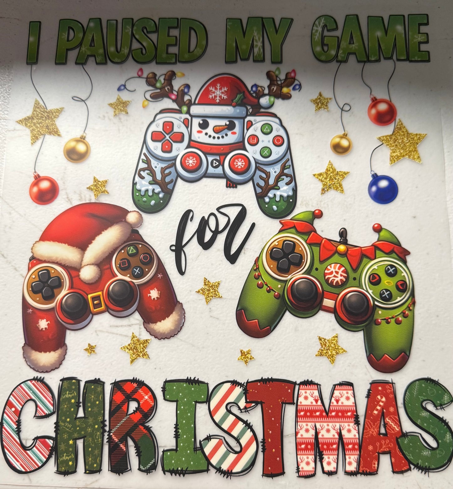I PAUSED MY GAME FOR CHRISTMAS