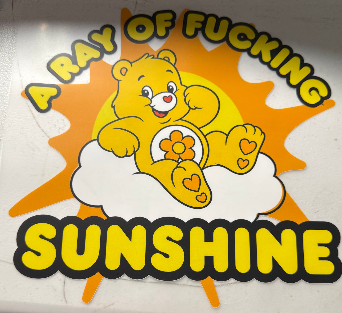 A RAY OF FIN SUNSHINE BEAR