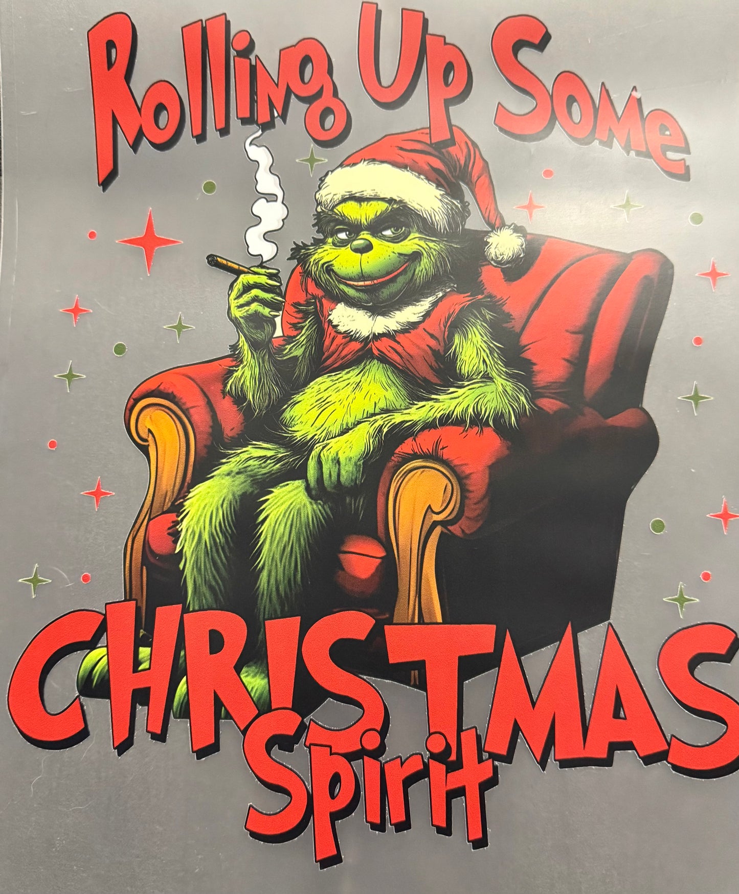ROLLING UP SOME CHRISTMAS SPIRIT