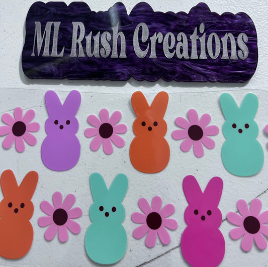 Peeps Purple Pink Flowers