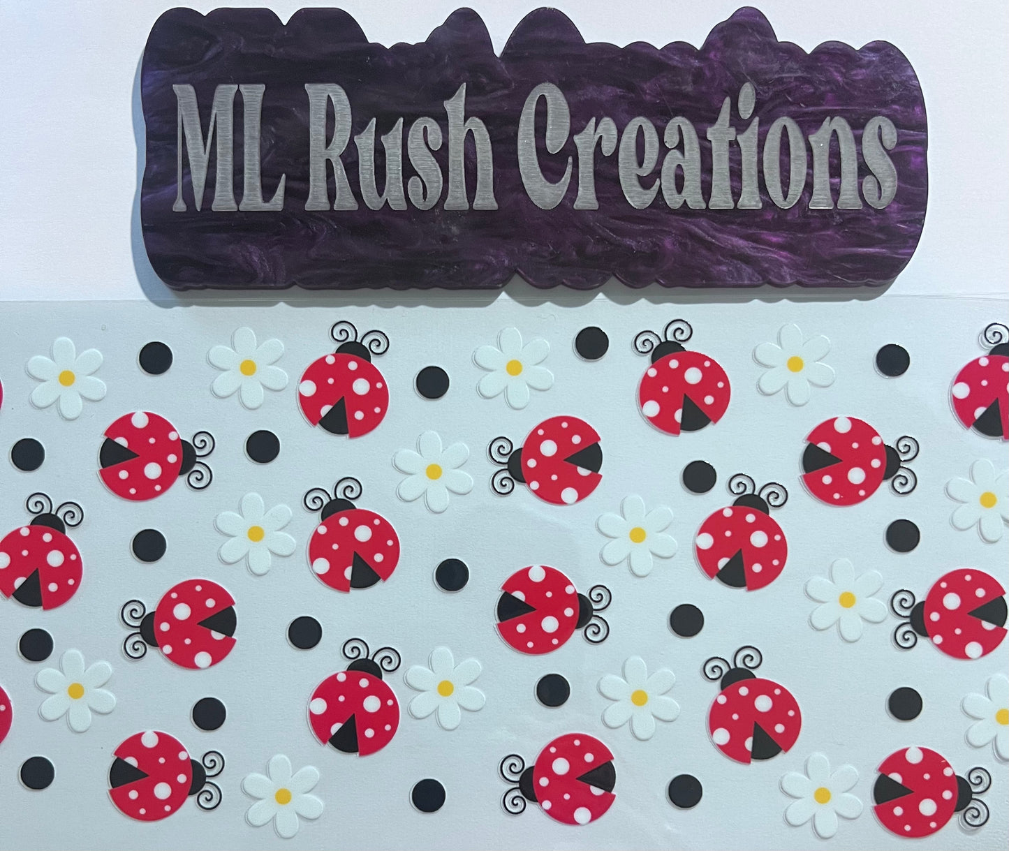 LADYBUGS WITH FLOWERS