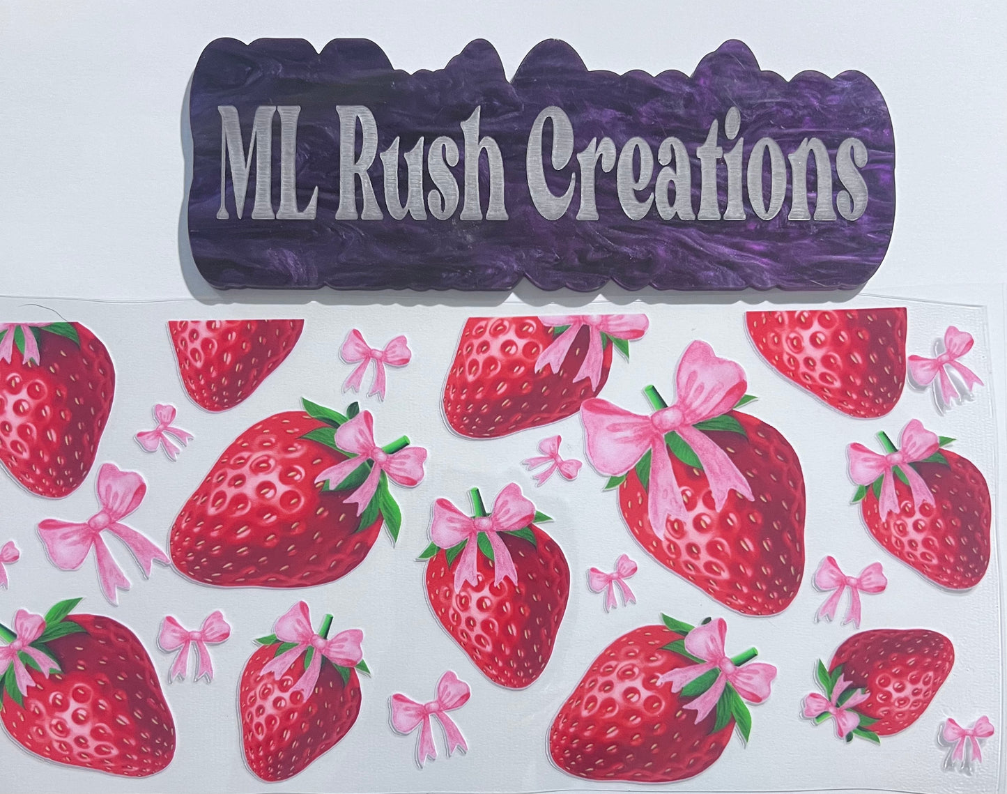 STRAWBERRIES WITH BOWS