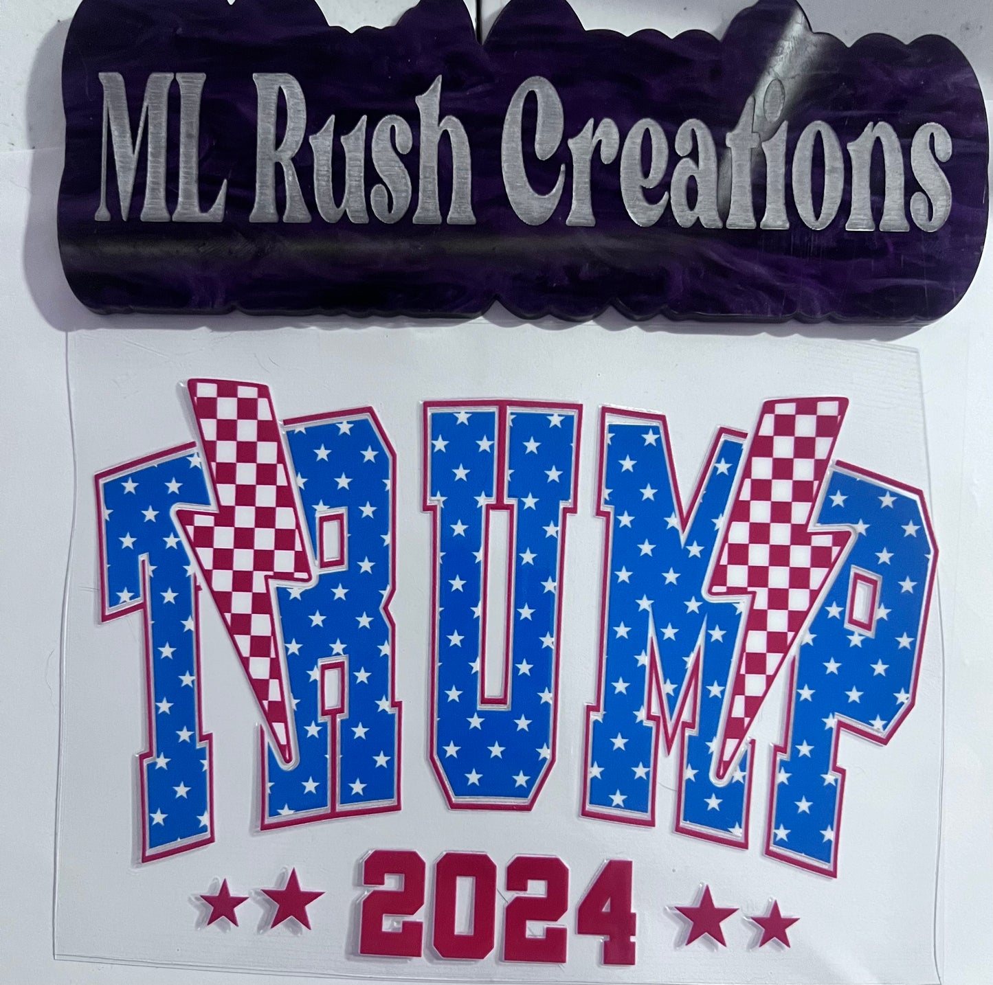 TRUMP STARS LIGHTNING BOLT