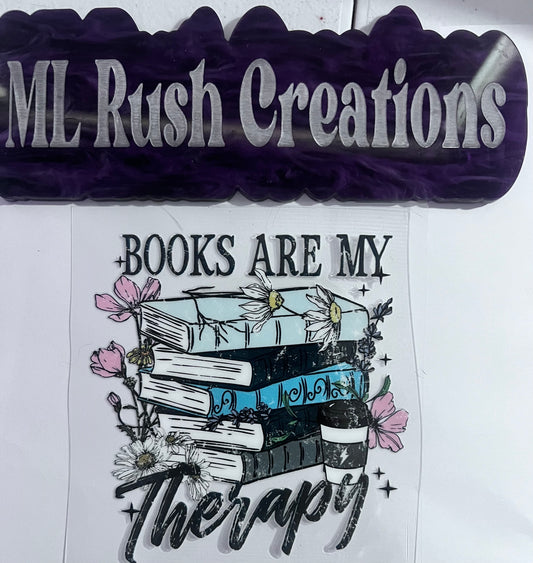 BOOKS ARE MY THERAPY