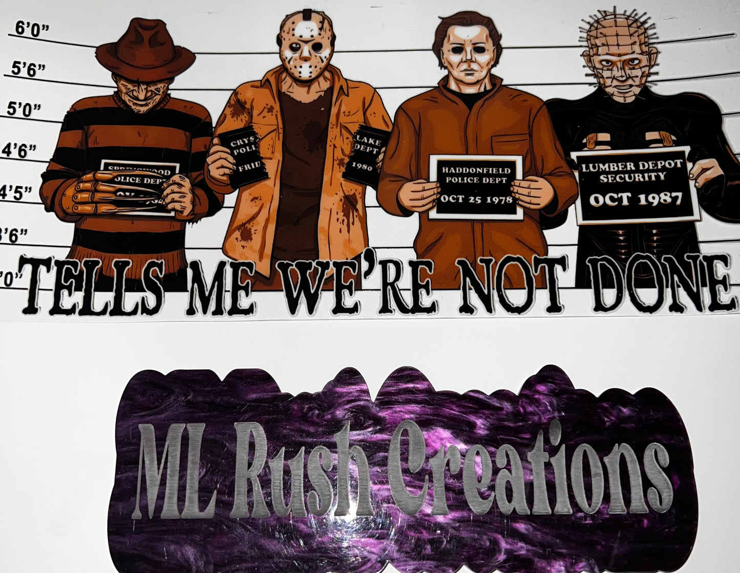 HORROR BOYS TELLS ME WERE NOT DONE