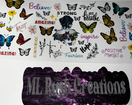 BUTTERFLIES AND AFFIRMATIONS