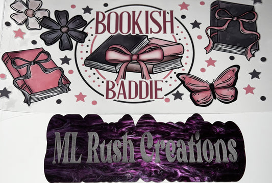 BOOKISH BADDIE WITH LID TOPPER