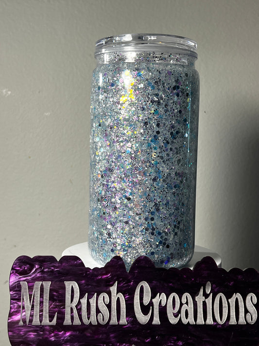 Ready to Ship 16oz Acrylic Snow globe Cup