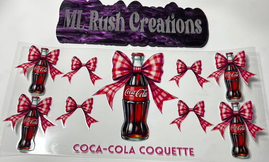 Coquette Soda Bottles Decal