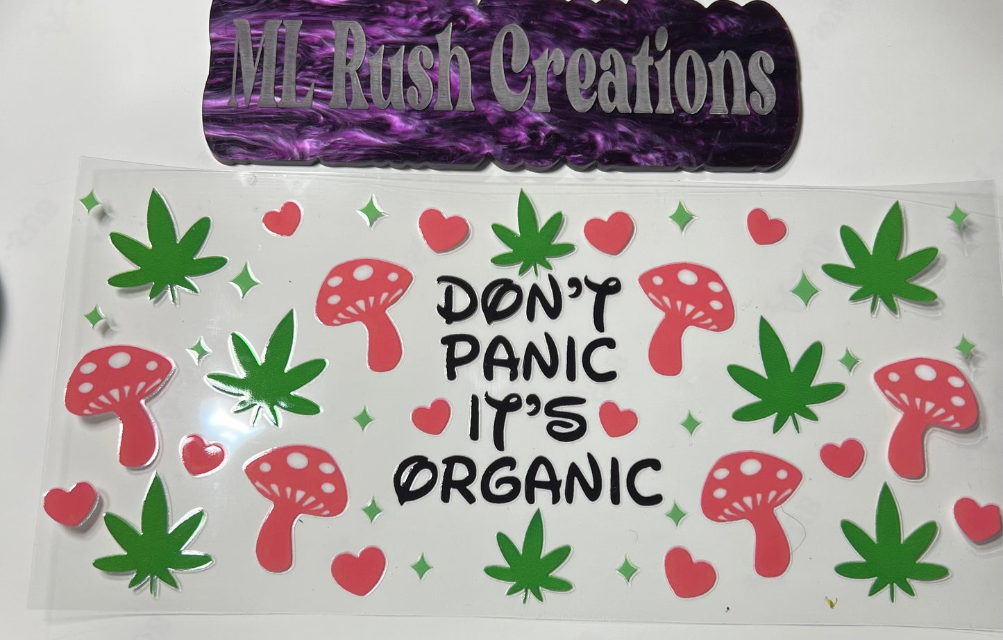 Don’t Panic It’s Organic Decal