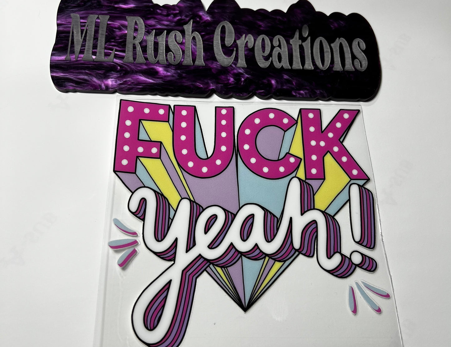 F Yeah Decal