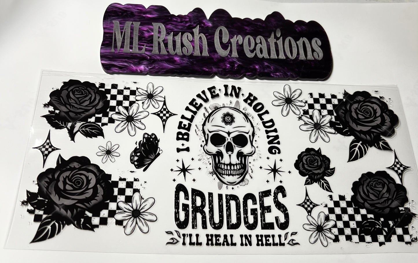 I Believe in Grudges Decal