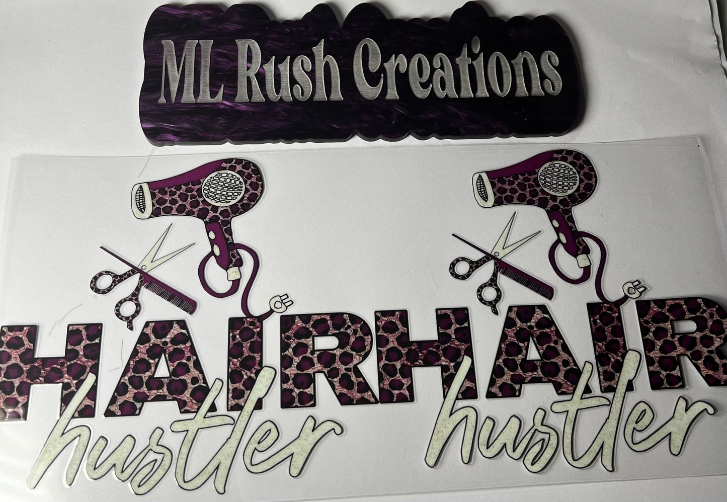 HAIR HUSTLER DECAL