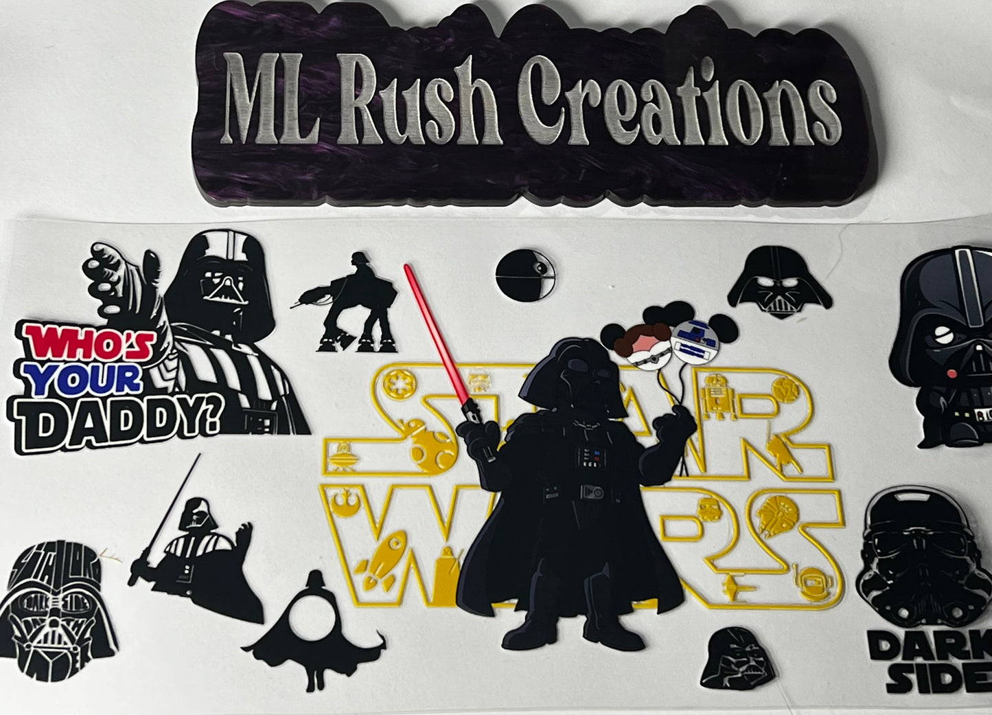 WHOS YOUR DADDY VADAR DECAL
