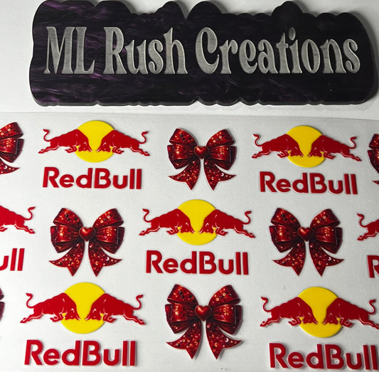 RED YELLOW ENERGY DECAL