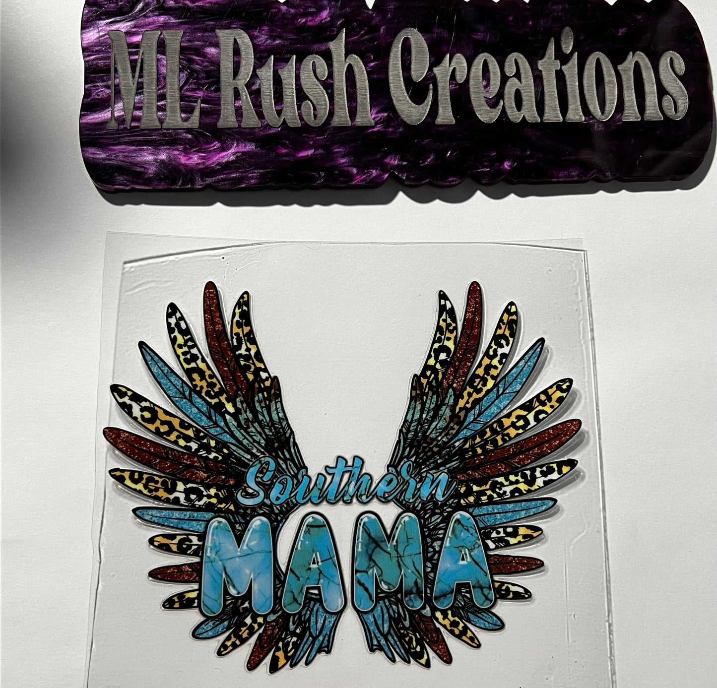 Southern Mama Wings Decal