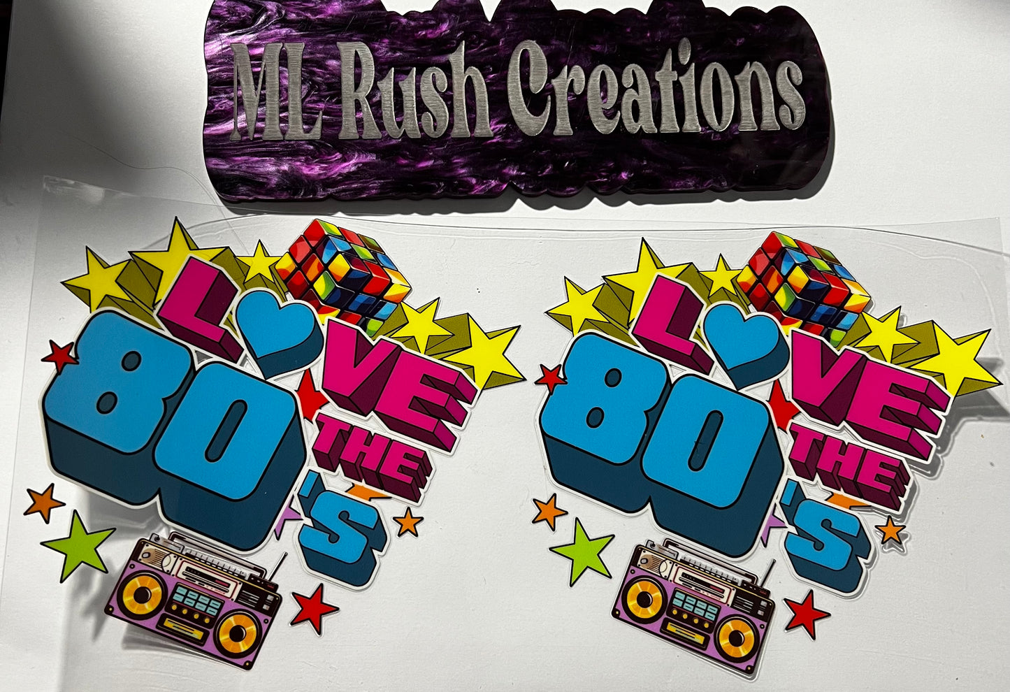 Love The 80s Decal