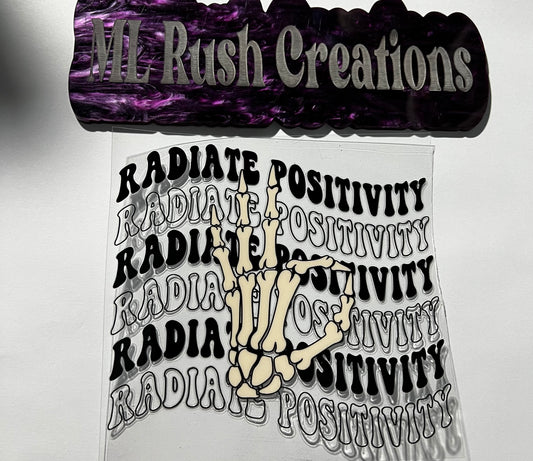 Radiate Positivity Decal