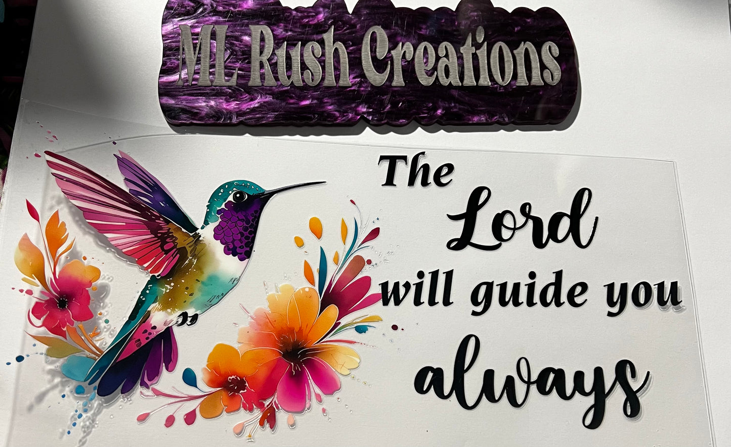 The Lord Will Guide You Always Decal