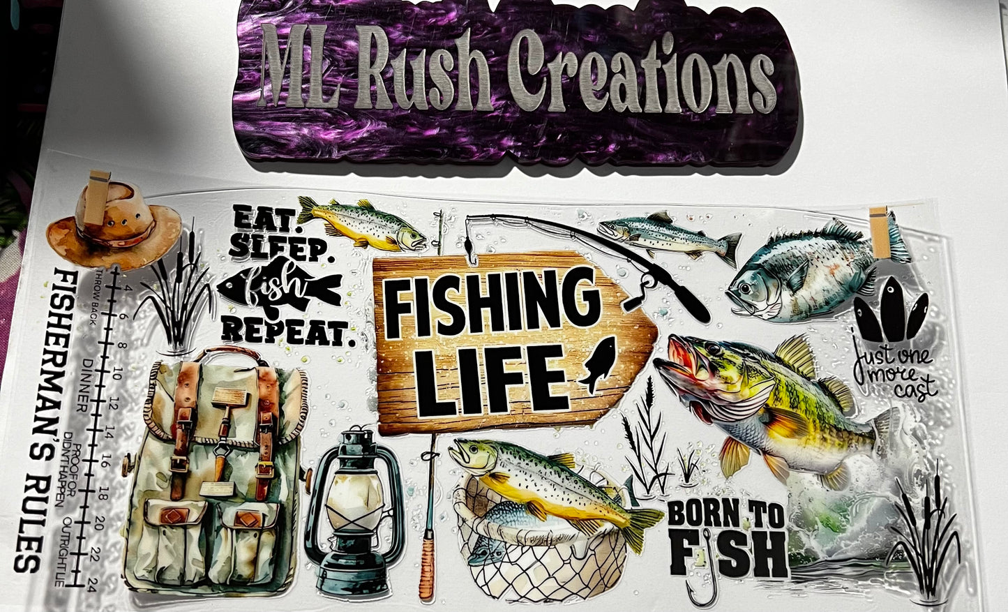 FIshing Life Decal