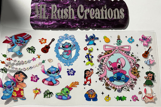 OHANA Characters Decal