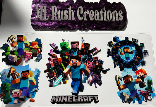 Mindcraft Characters Decal