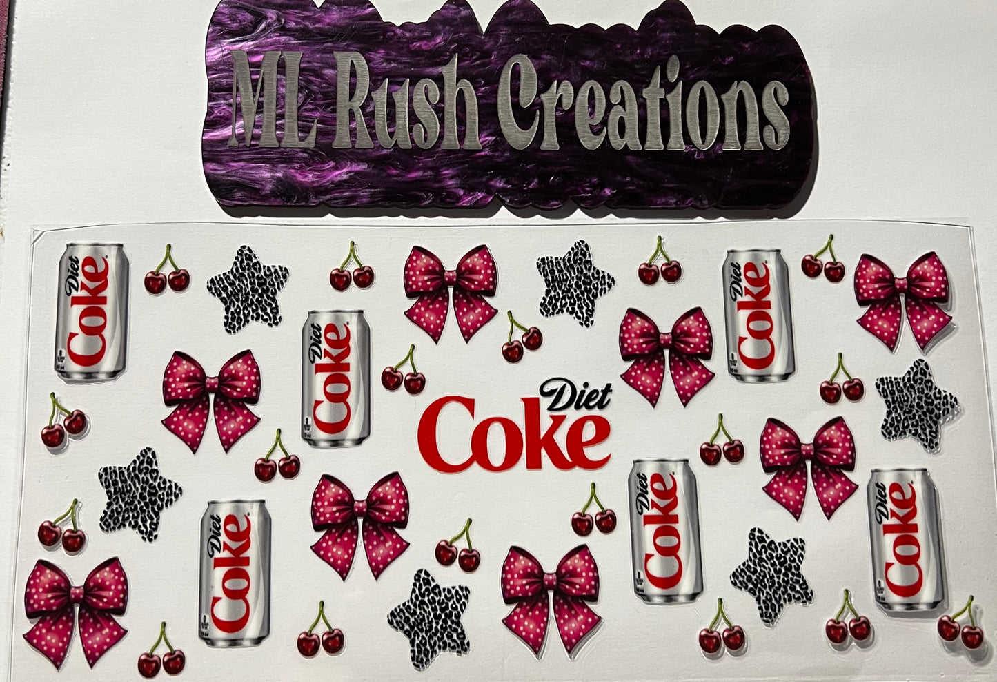 DIET COKE BOWS STARS