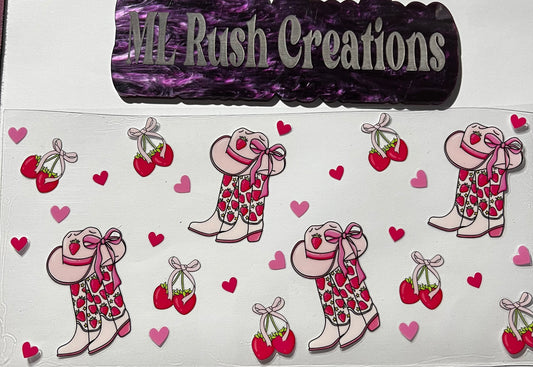 COWBOY BOOTS CHERRIES