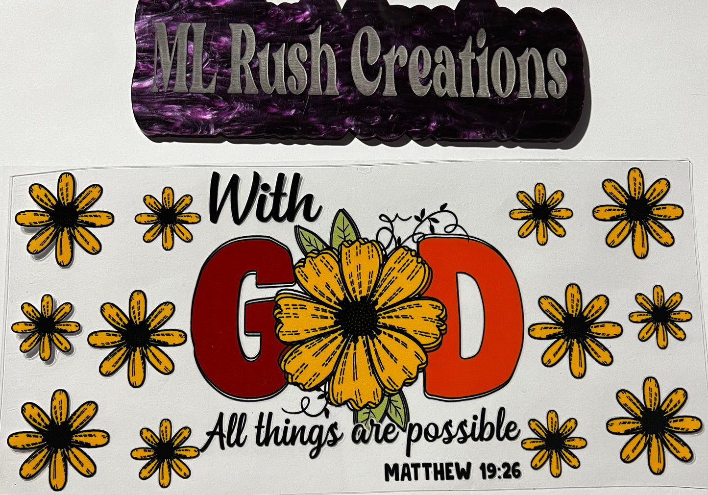 WITH GOD ALL THINGS ARE POSSIBLE