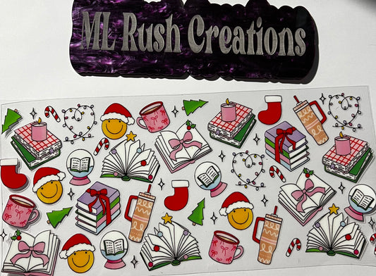 CHRISTMAS BOOKS CUPS SMILE FACES