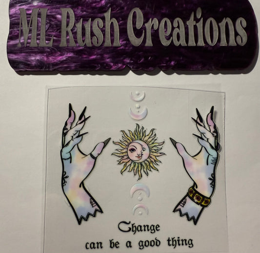 CHANGE CAN BE A GOOD THING