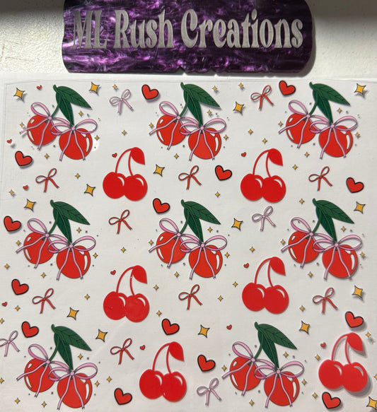CHERRY BOWS 20OZ TUMBLER WRAP