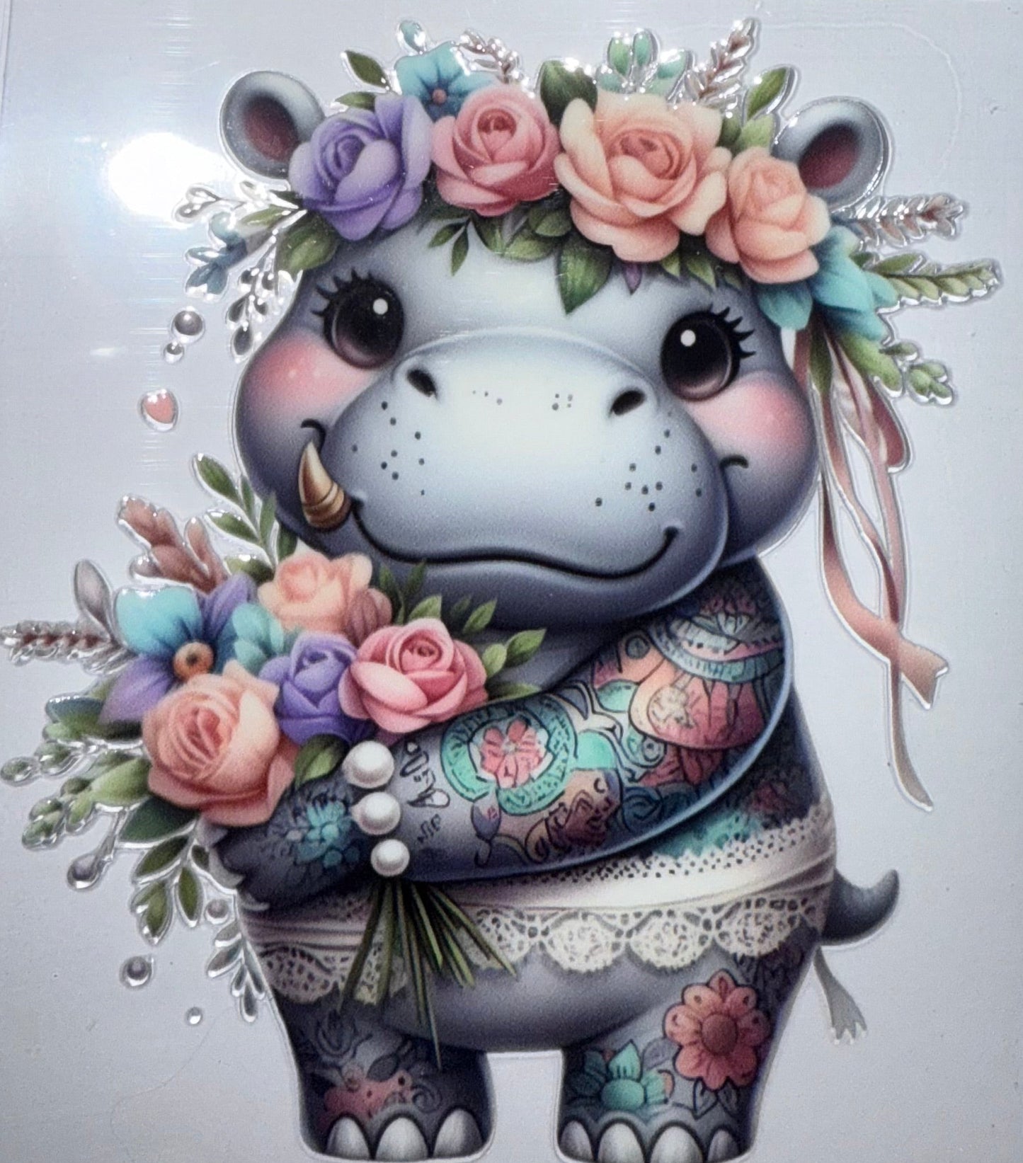 HIPPO FLORAL HEADBAND