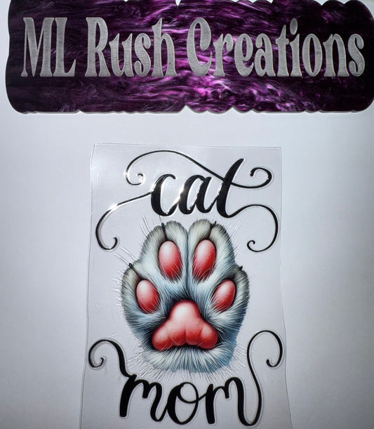 CAT MOM PAW PRINT