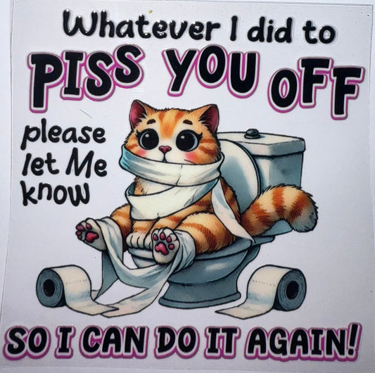 WHATEVER I DID CAT