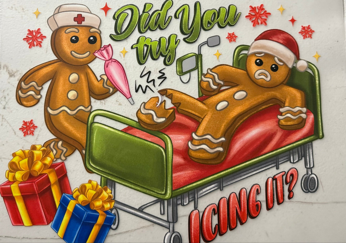 DID YOU TRY ICING IT