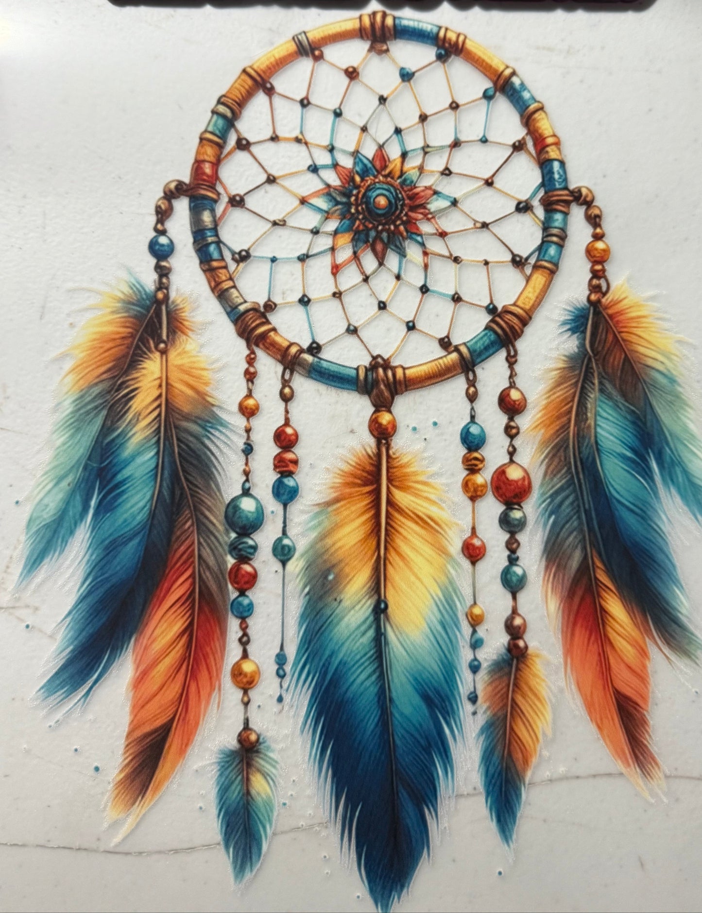 DREAM CATCHER BLUE ORANGE