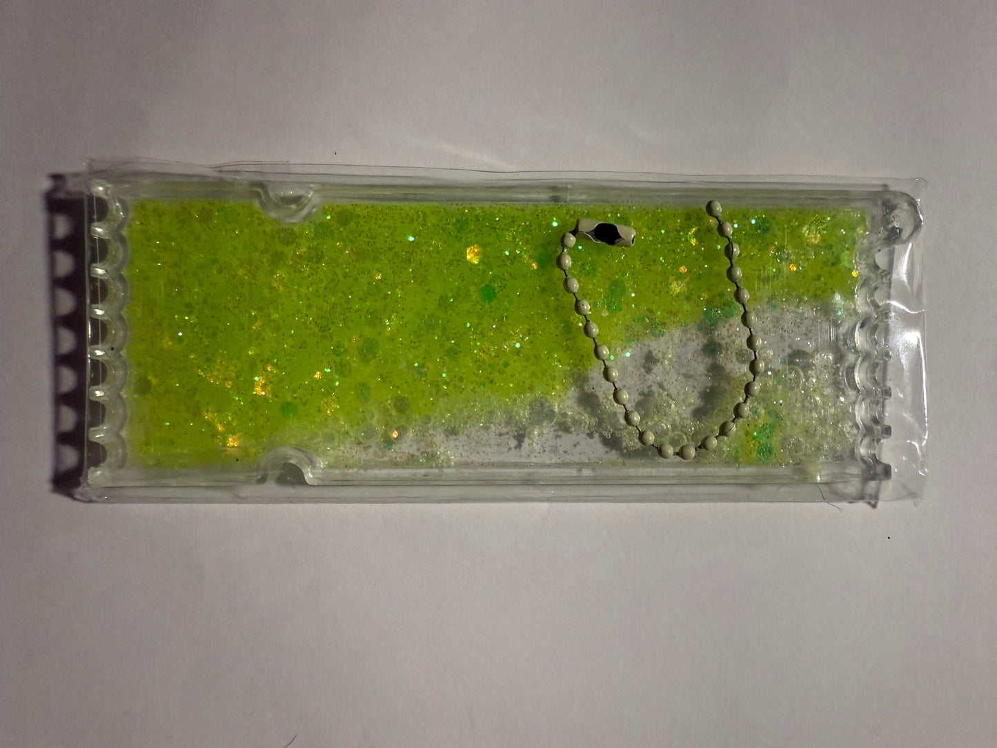 YELLOW SNOWGLOBE BOOKMARK