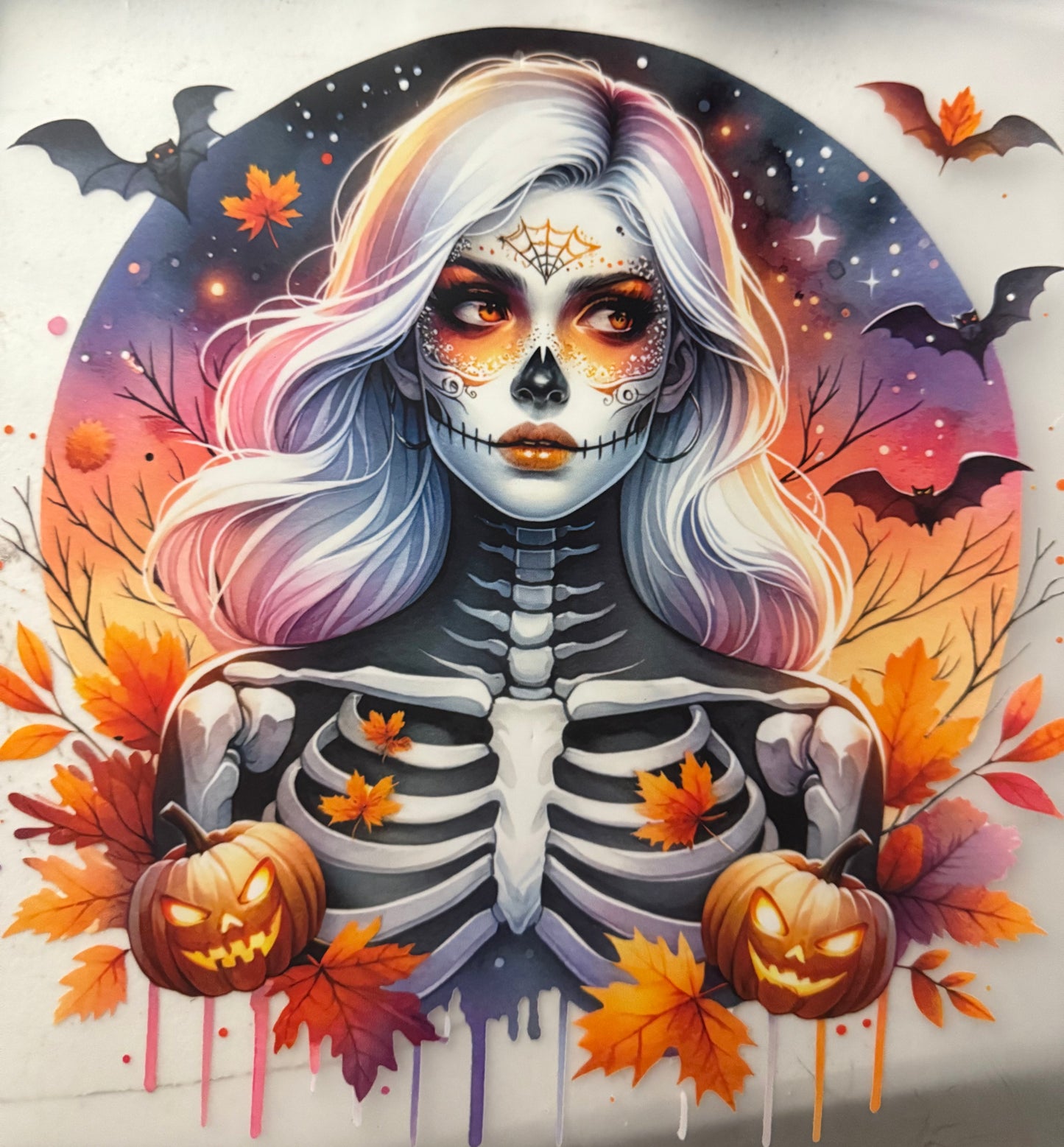 SKELTON GIRL PUMPKINS