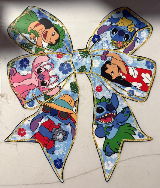 BLUE ALIEN BOW AND FRIENDS