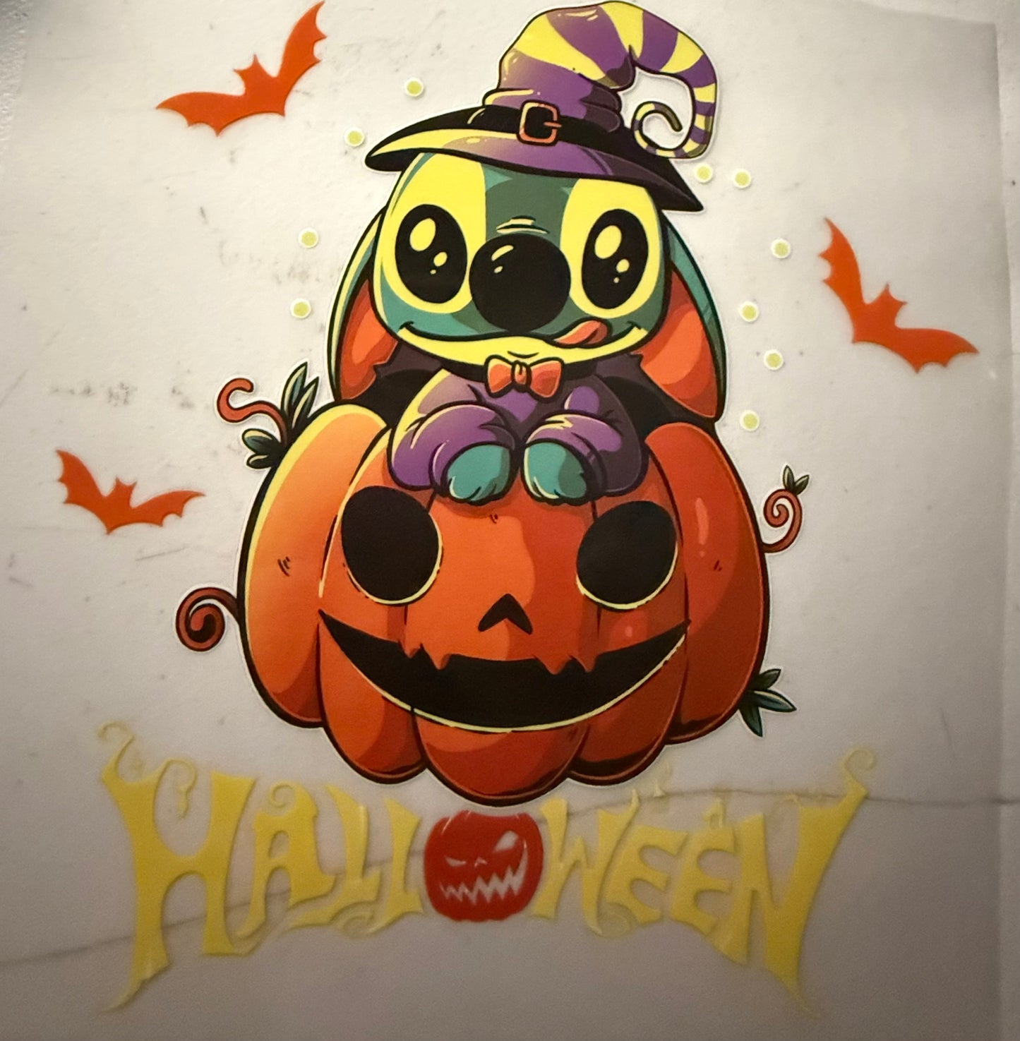 BLUE ALIEN HALLOWEEN GLOW IN THE DARK