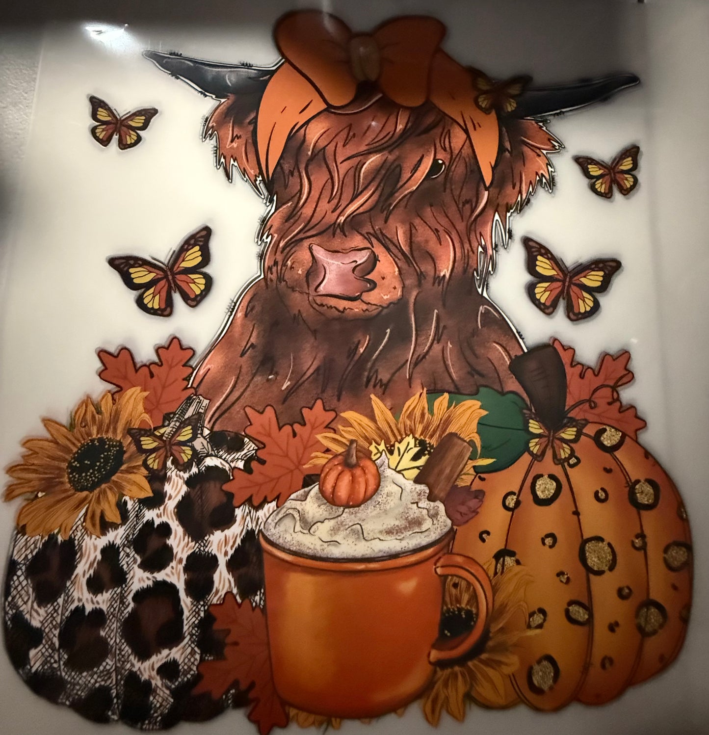CUTE COW PUMPKINS COFFEE CUP