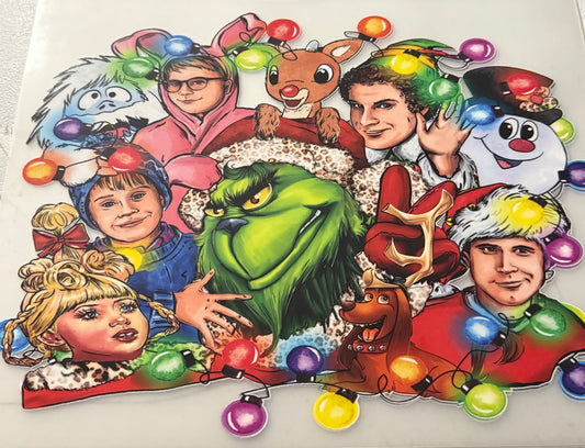 CHRISTMAS CHARACTERS WITH LIGHTS